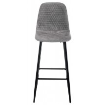 Барный стул Drop black / grey