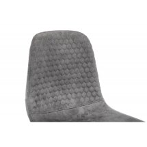 Барный стул Drop black / grey