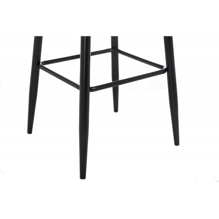 Барный стул Drop black / grey 
