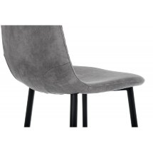 Барный стул Drop black / grey
