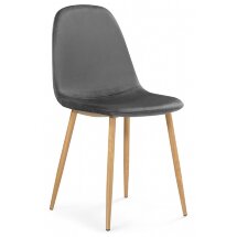 Обеденная группа Дилай 80 white / dark gray