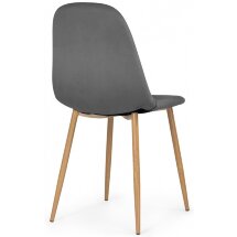 Обеденная группа Дилай 80 white / dark gray