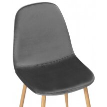 Обеденная группа Дилай 80 white / dark gray