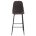 Барный стул Drop black / dark brown 