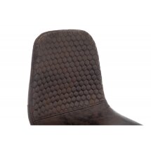 Барный стул Drop black / dark brown