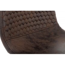 Барный стул Drop black / dark brown