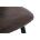 Барный стул Drop black / dark brown 