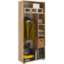 Шкаф Бери 80 дуб крафт золотой / графит