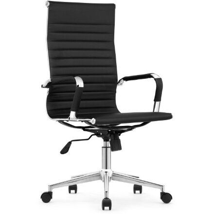 Компьютерное кресло Reus pu black / chrome 