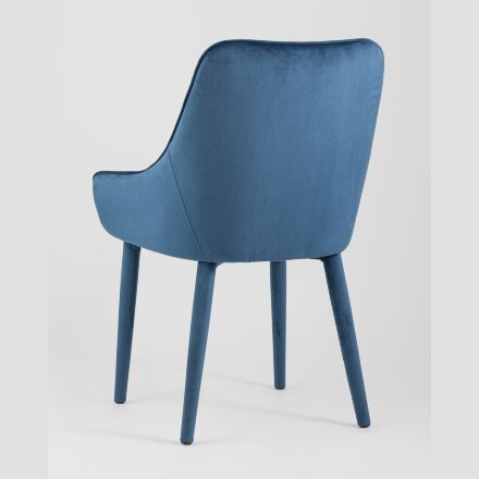 Стул Stool Group Диана серый, обивка мебельный велюр 
