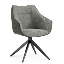 Стул на металлокаркасе Kansas gray / graphite gray / black