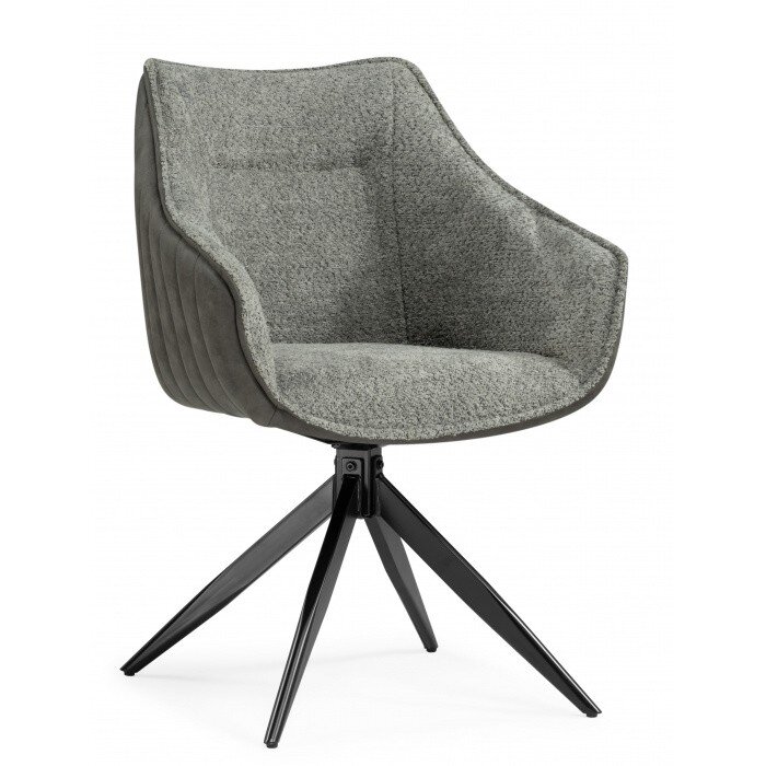 Стул на металлокаркасе Kansas gray / graphite gray / black Стул на металлокаркасе Kansas gray / graphite gray / black