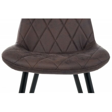 Стул Мебель Китая Fox black / dark brown 