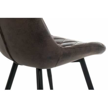 Стул Мебель Китая Fox black / dark brown 
