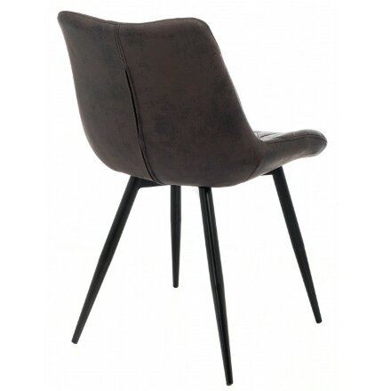 Стул Мебель Китая Fox black / dark brown 