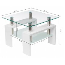Журнальный стол ST-052 white