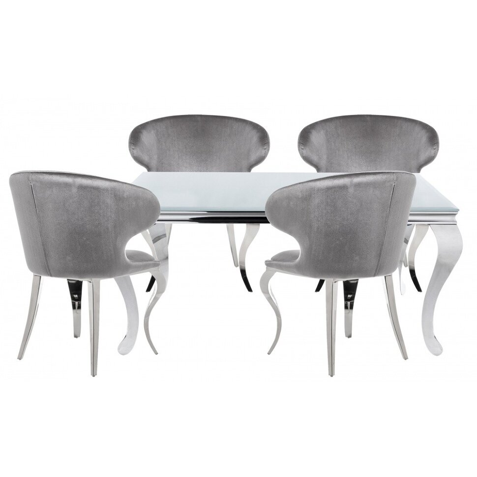 Обеденная группа Таширо white / gray Обеденная группа Таширо white / gray