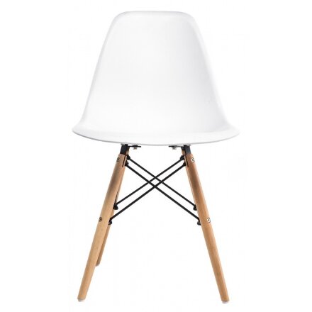 Стул деревянный Eames PC-015 белый 