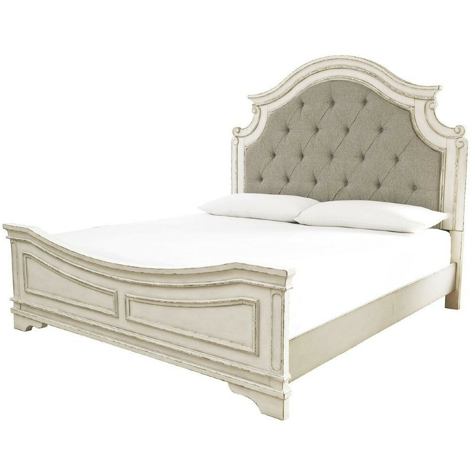 КРОВАТЬ QUEEN REALYN B743-54/57/97W1 153*203 Б/О Белый КРОВАТЬ QUEEN REALYN B743-54/57/97W1 153*203 Б/О Белый