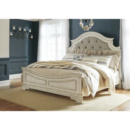 КРОВАТЬ QUEEN REALYN B743-54/57/97W1 153*203 Б/О Белый