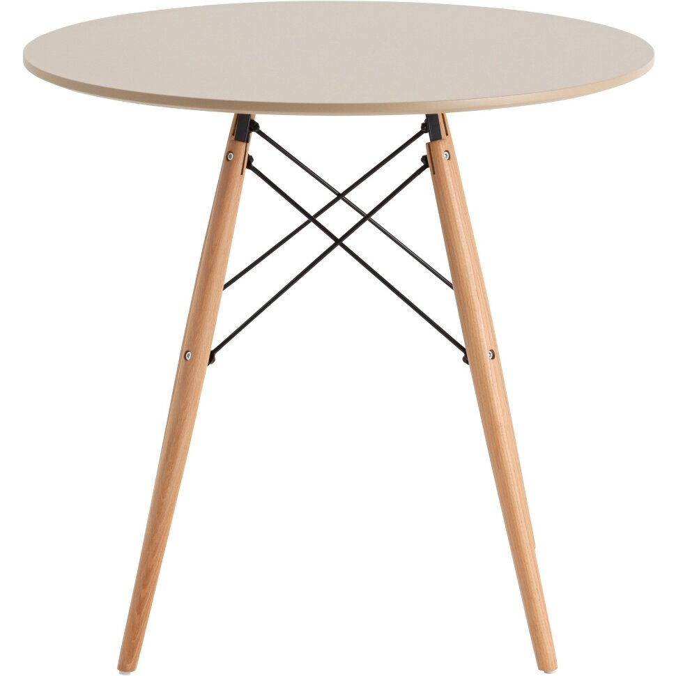 Стол Eames DSW NEW D80 бежевый Стол Eames DSW NEW D80 бежевый