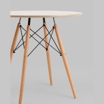 Стол Eames DSW NEW D80 бежевый