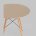 Стол Eames DSW NEW D80 бежевый 