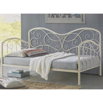 Кровать Inga 90 х 200 см glossy ivory 