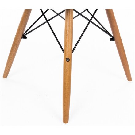 Стул деревянный Eames PC-015 зеленый 