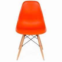 Стул деревянный Eames PC-015 оранжевый