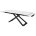 Стол LIVORNO 180 MATT WHITE MARBLE SOLID CERAMIC / BLACK, ®DISAUR 