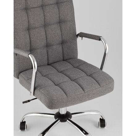 Кресло офисное TopChairs Comfo серый 