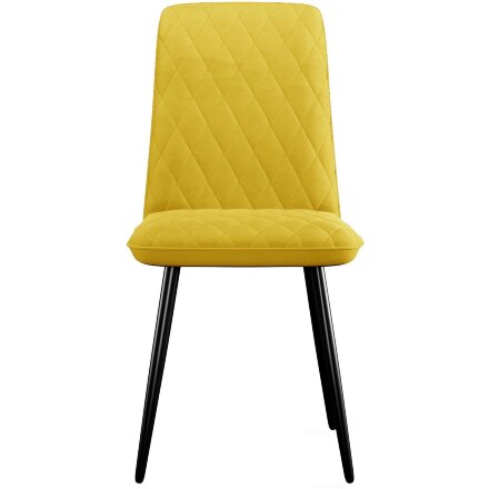 Стул DikLine 205 B16 YELLOW /ножки черные 