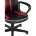 Кресло игровое TopChairs Racer Lighti черное с красным 