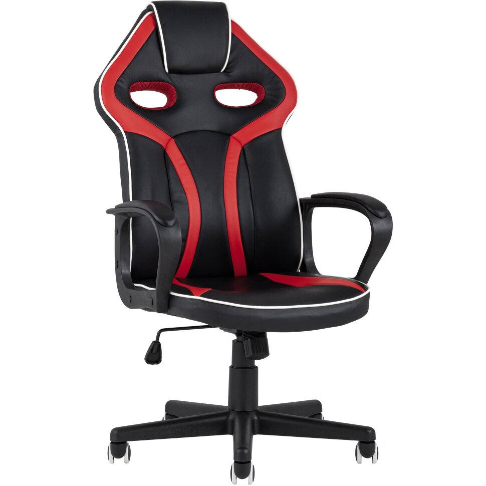 Кресло игровое TopChairs Racer Lighti черное с красным Кресло игровое TopChairs Racer Lighti черное с красным
