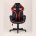Кресло игровое TopChairs Racer Lighti черное с красным 