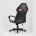 Кресло игровое TopChairs Racer Lighti черное с красным 