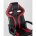 Кресло игровое TopChairs Racer Lighti черное с красным 