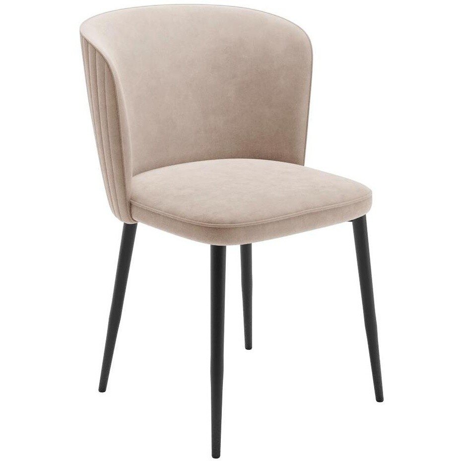 Стул DikLine 347PRO B03 BEIGE, ножки черные Стул DikLine 347PRO B03 BEIGE, ножки черные