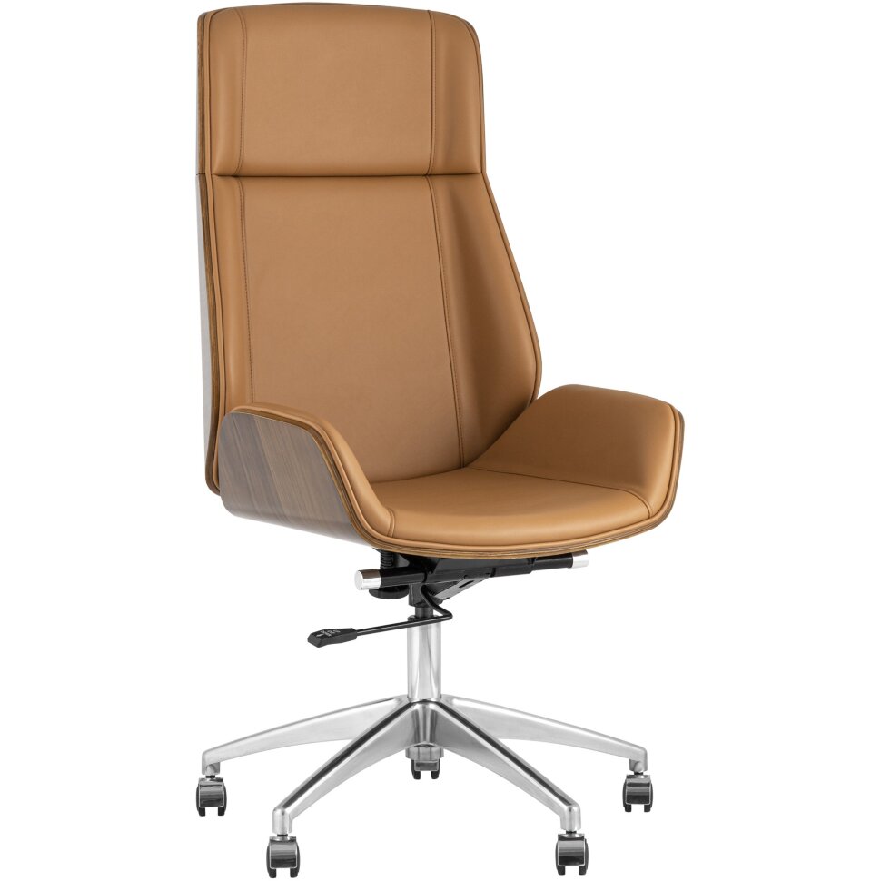 Кресло TopChairs TopChairs Crown коричневое УЦЕНКА Кресло TopChairs TopChairs Crown коричневое УЦЕНКА
