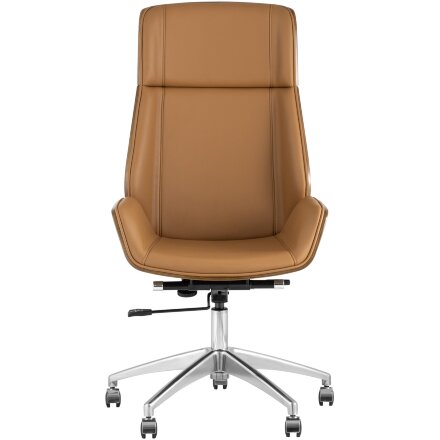 Кресло TopChairs TopChairs Crown коричневое УЦЕНКА 