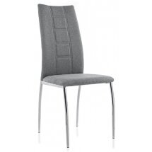 Стул на металлокаркасе Jenda fabric grey