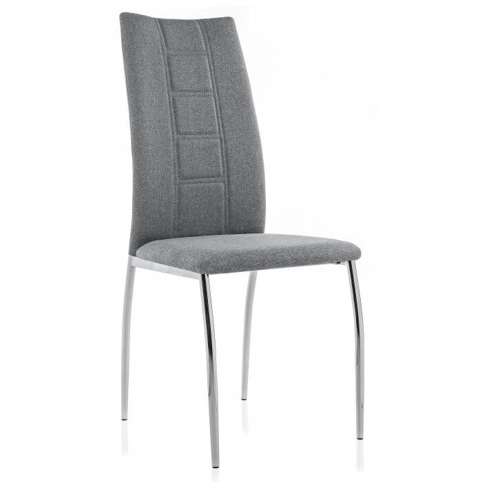 Стул на металлокаркасе Jenda fabric grey Стул на металлокаркасе Jenda fabric grey