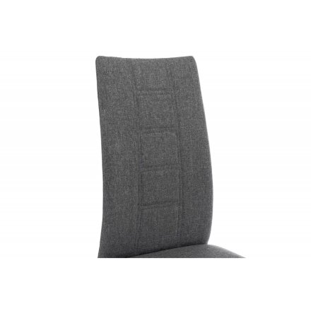 Стул на металлокаркасе Jenda fabric grey 