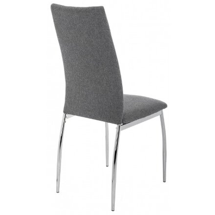Стул на металлокаркасе Jenda fabric grey 