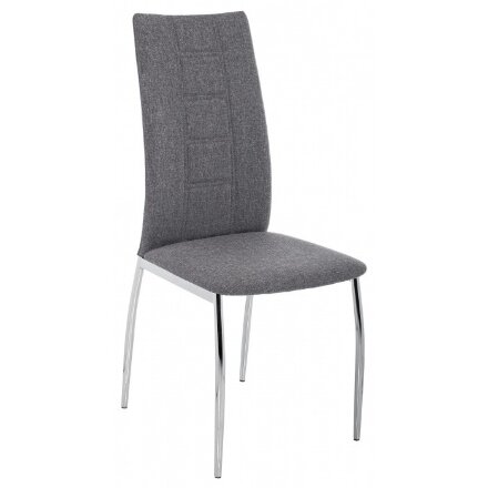 Стул на металлокаркасе Jenda fabric grey 