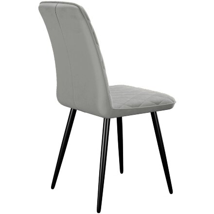 Стул DikLine 205 B22 GREY /ножки черные 