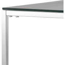 Журнальный стол 120*60 ТАУН серебро