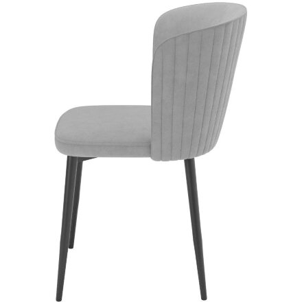 Стул DikLine 347PRO B22 GREY, ножки черные 