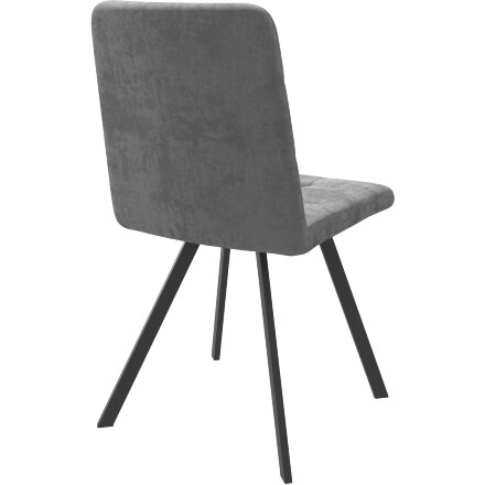 Стул DikLine 281PRO B22 GREY, ножки черные 